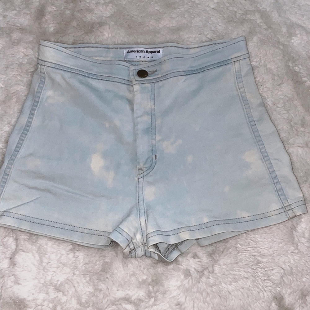 Tie die American Apparel Jean Shorts